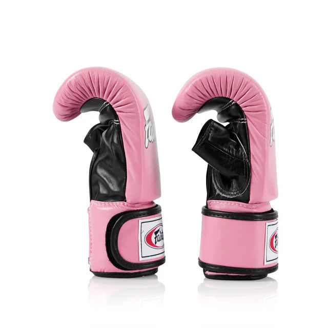 Fairtex Bag Mitts - Open Thumb Pink