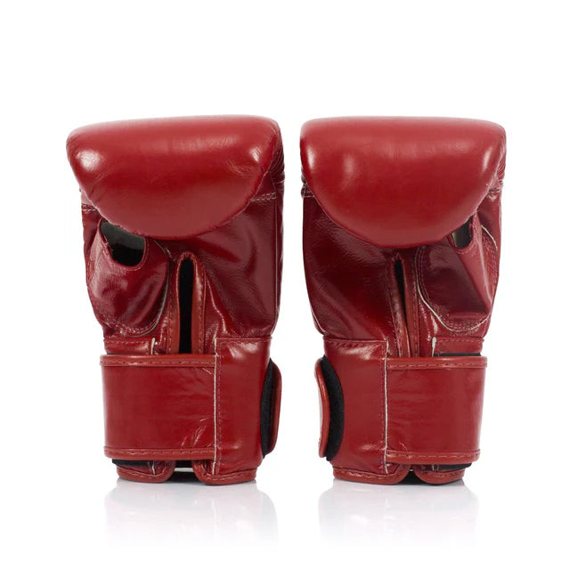 Fairtex Bag Mitts - Open Thumb Red
