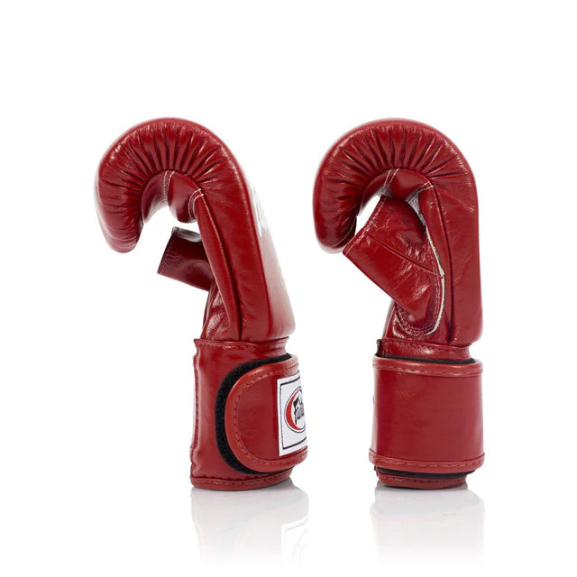 Fairtex Bag Mitts - Open Thumb Red