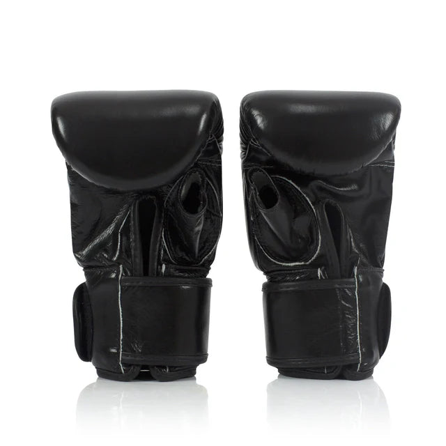 Fairtex Bag Mitts - Open Thumb Black