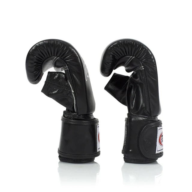 Fairtex Bag Mitts - Open Thumb Black