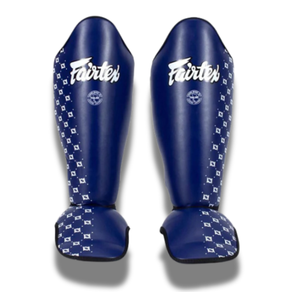 Fairtex - Sparring Set - BGV1 Gloves/SP5 Shin Guards/HW5 Handwraps/AS1 Ankle Gaurds- Blue