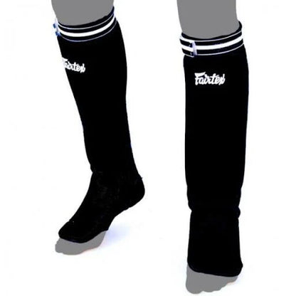 Fairtex Slip On Shin Guards - KICKPUNCHELBOW
