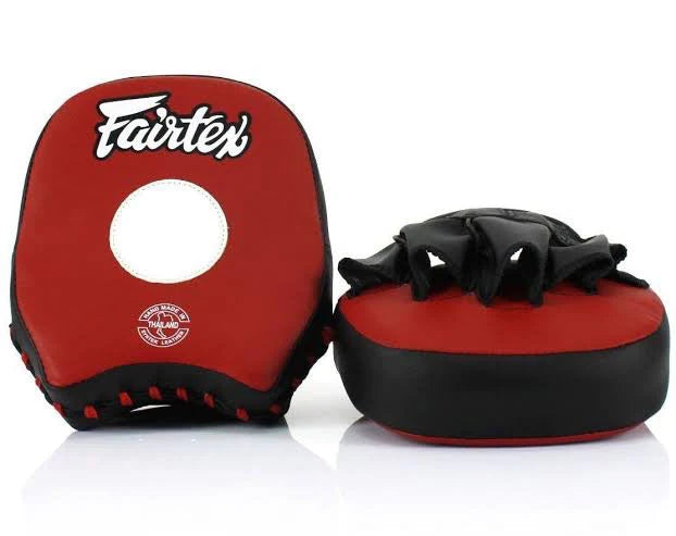 Fairtex FMV14 Focus Mitts Short Red Black - KICKPUNCHELBOW