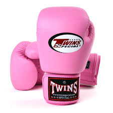 Twins Special BGVL3 Velcro Boxing Gloves Pink - KICKPUNCHELBOW