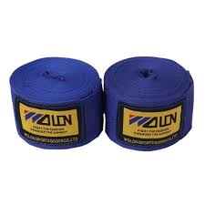 Wolon Authentic Thai Hand Wraps Blue - KICKPUNCHELBOW