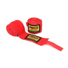 Wolon Authentic Thai Hand Wraps Red - KICKPUNCHELBOW