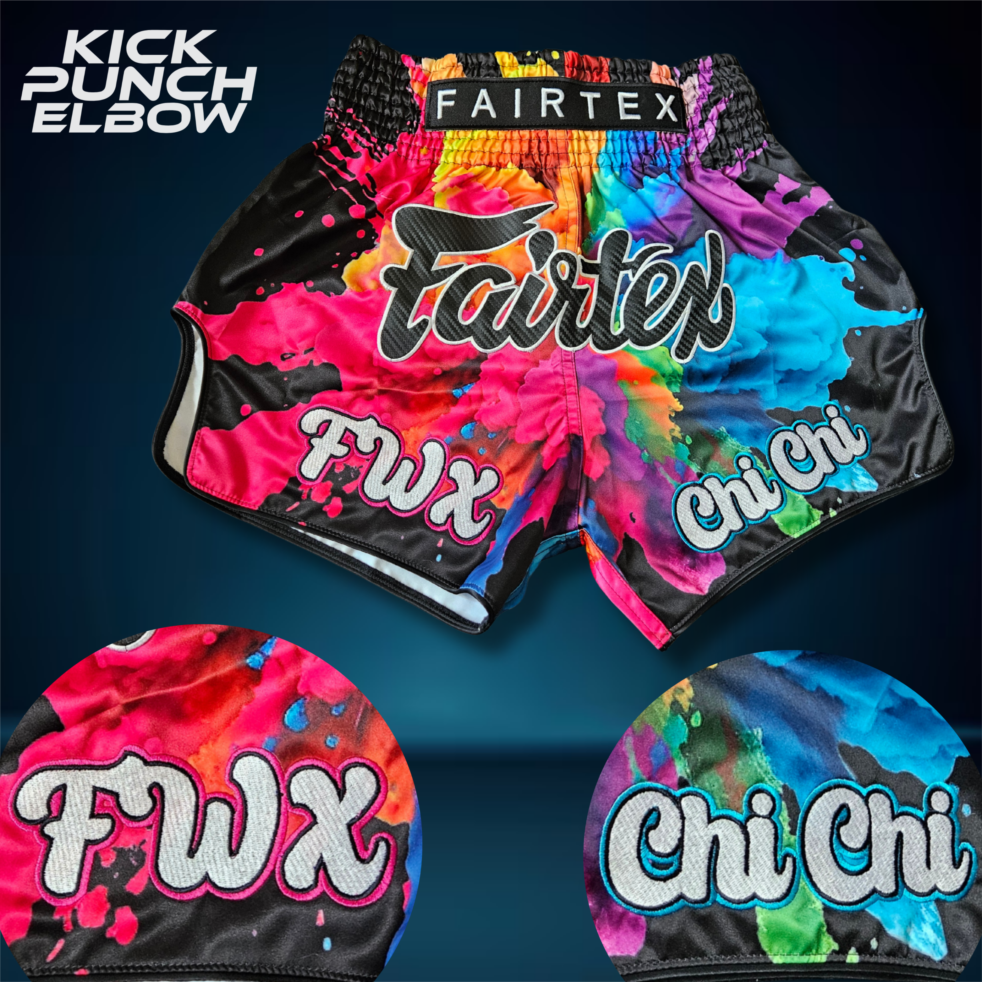 Custom Left Leg Gym Logo/Text Add-On