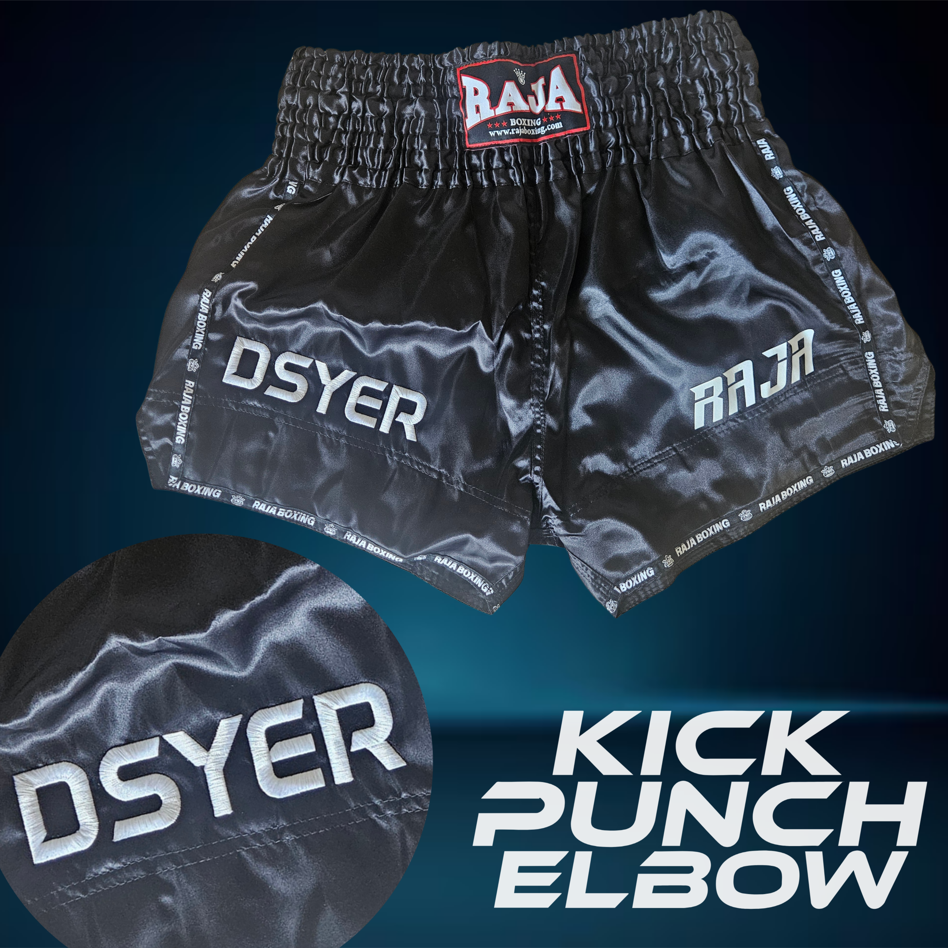 Custom Left Leg Gym Logo/Text Add-On