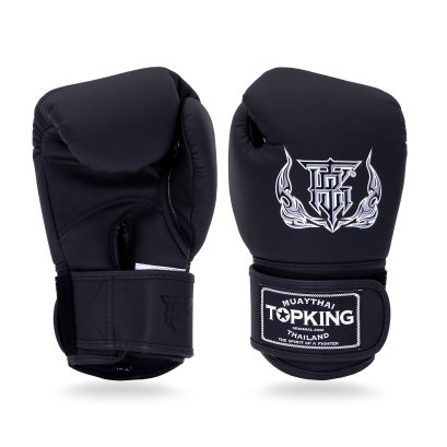 Top King kids Boxing Gloves Black