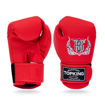 Top King kids Boxing Gloves Red
