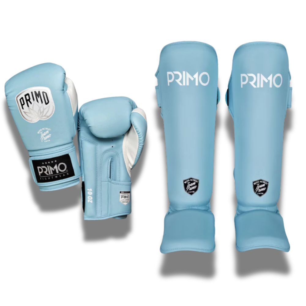 Primo Sparring Sets Emblem 2.0 Semi Leather Gloves Artic Blue