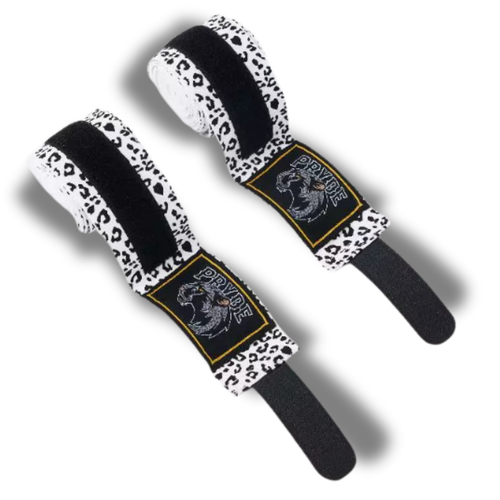 Pryde - Hand Wraps - Pattern - White
