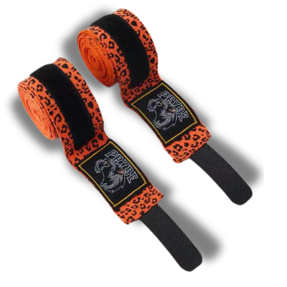 Pryde - Hand Wraps - Pattern - Orange