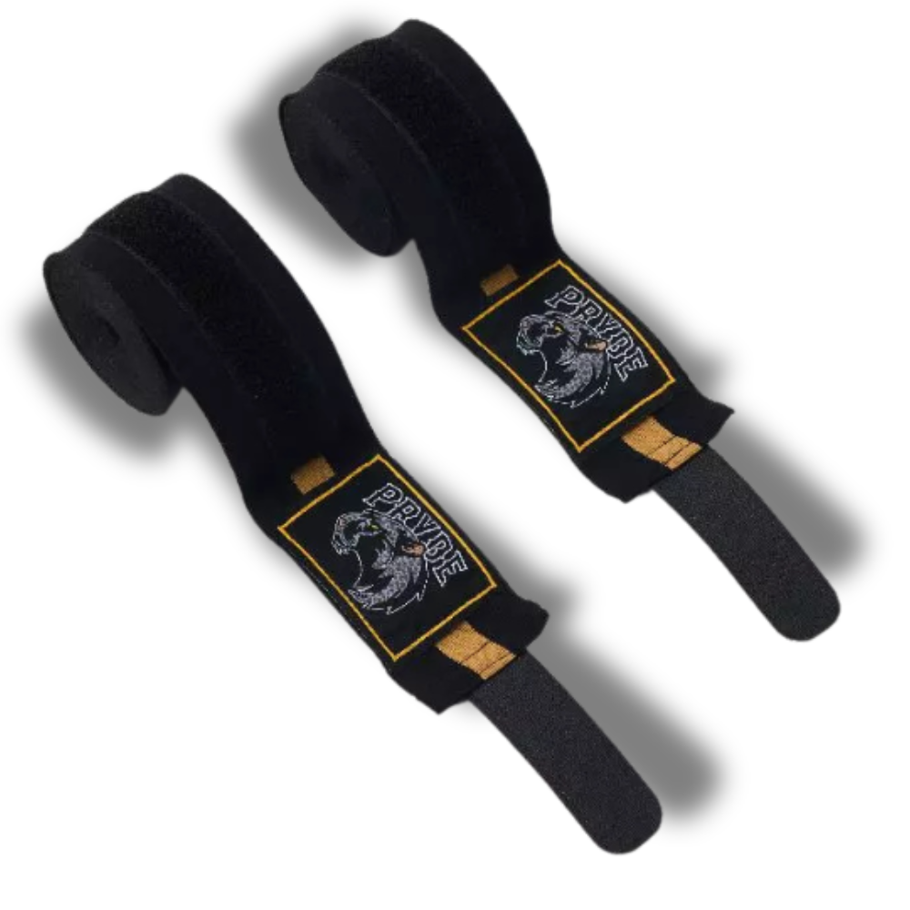 Pryde - Hand Wraps - Solid - Black/Gold