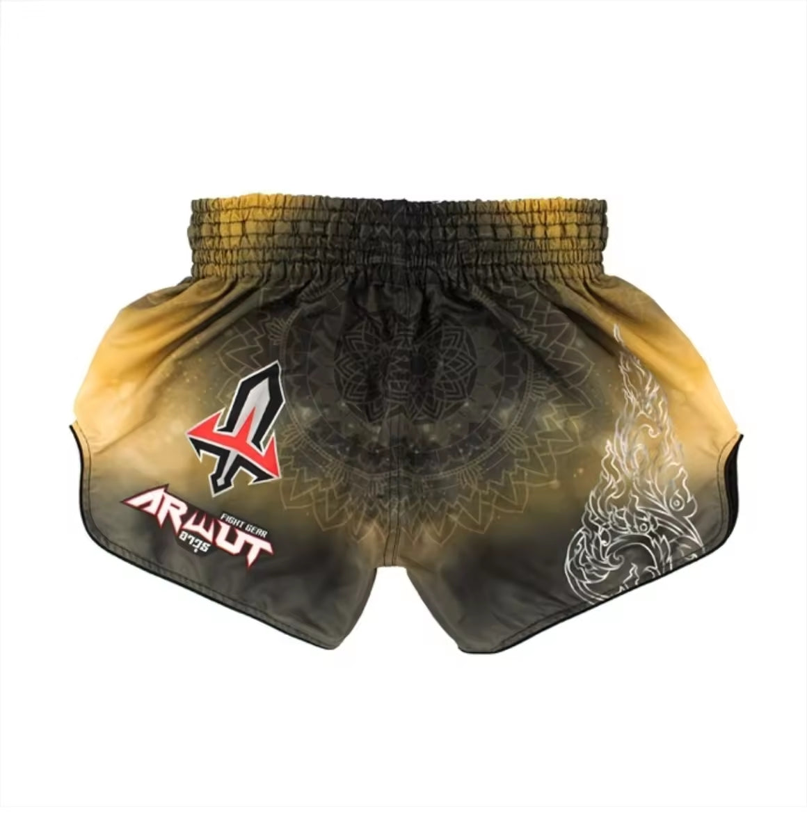 Arwut Muay Thai Shorts - Naga yellow