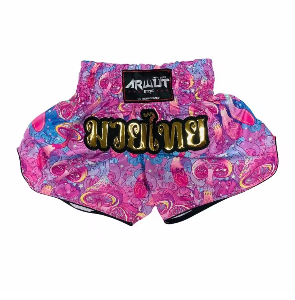 Arwut Muay Thai Shorts - Fancy Pink