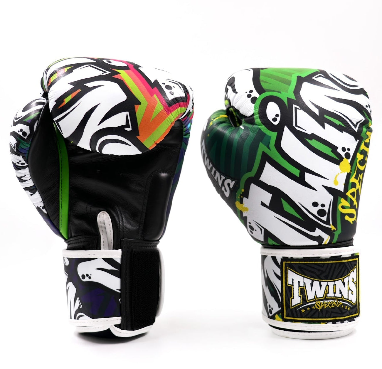 Twins FBGVL4-68 Boxing Gloves – Graffiti | KickPunchElbow