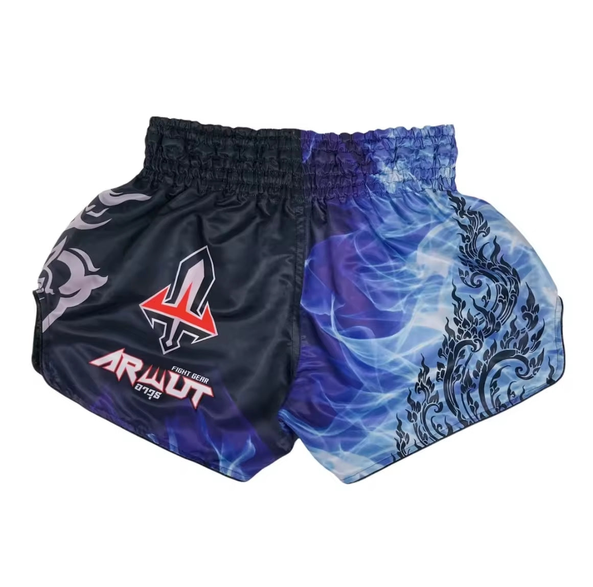 Arwut Muay Thai Shorts - Lai Thai Blue