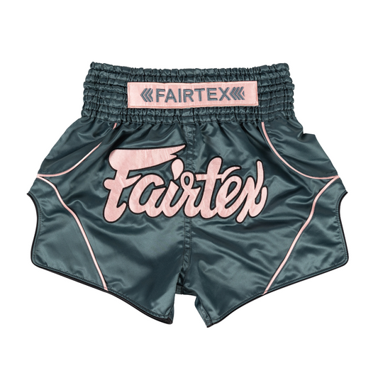 Fairtex Athletic Muay Thai Shorts - Arokaya Special - Aqua Bloom