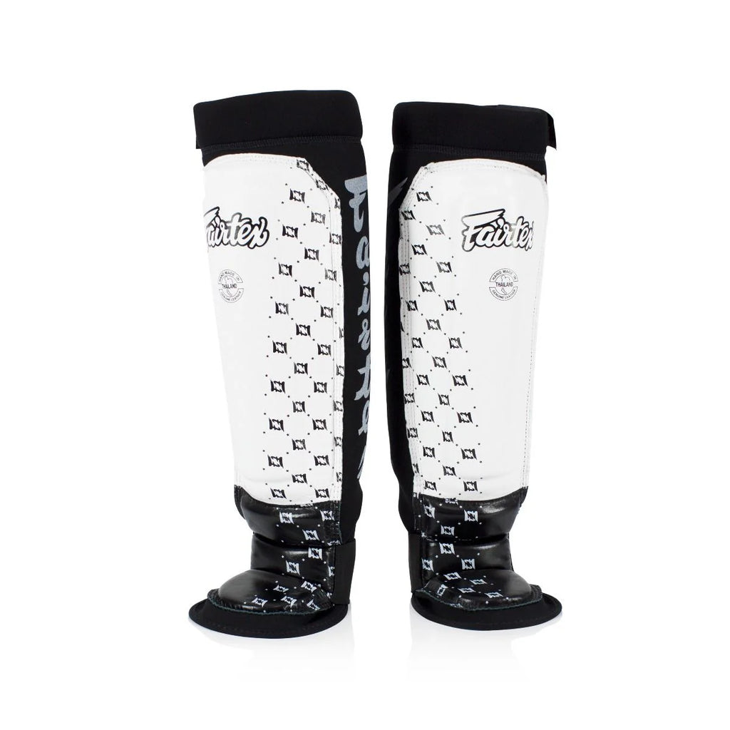 Fairtex SP6 Neoprene Shin Guards White