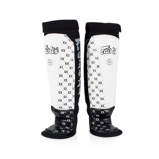 Fairtex SP6 Neoprene Shin Guards White