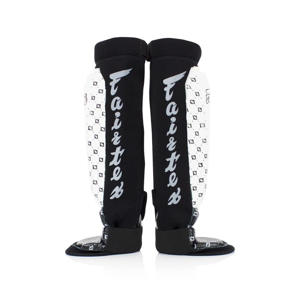 Fairtex SP6 Neoprene Shin Guards White