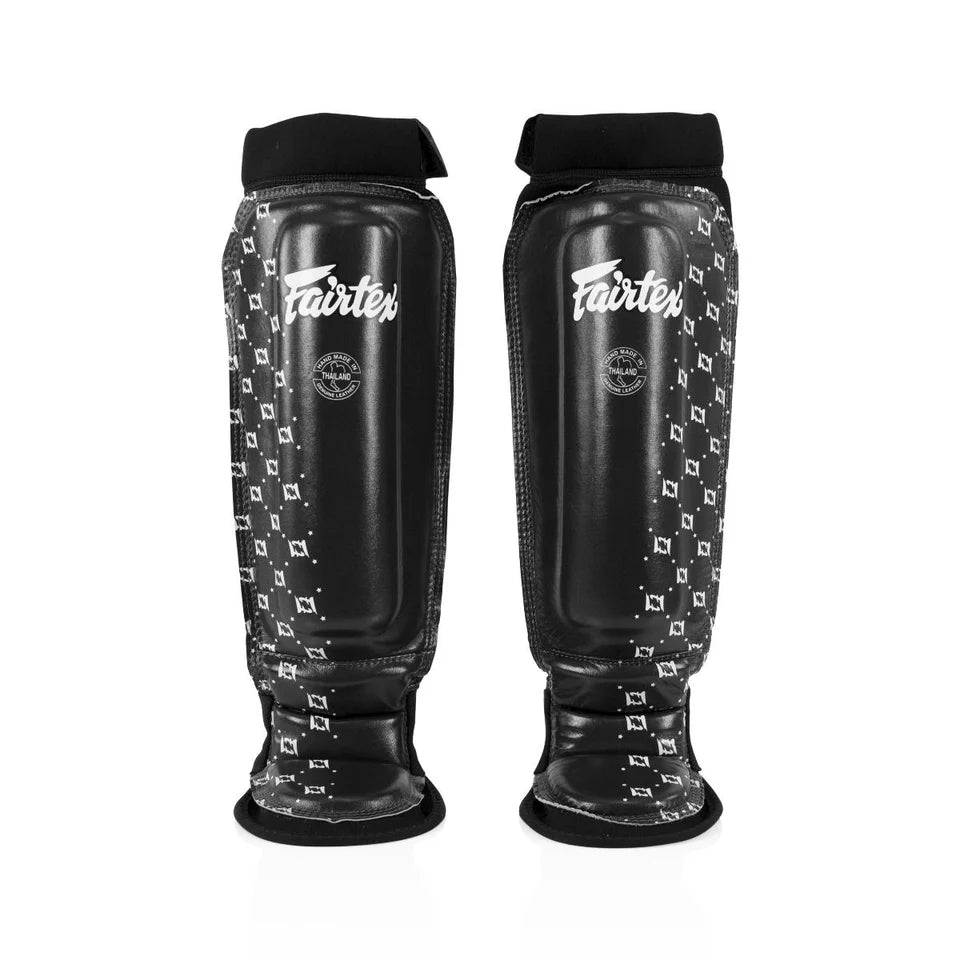Fairtex SP6 Neoprene Shin Guards Black