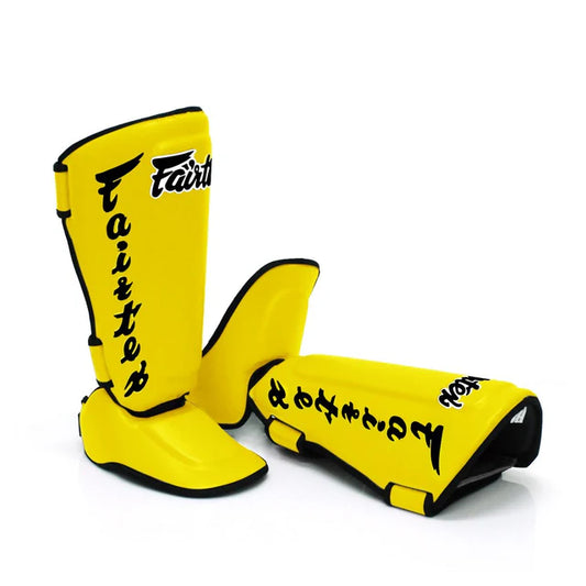 Fairtex SP7 Detachable Shin Guards Yellow
