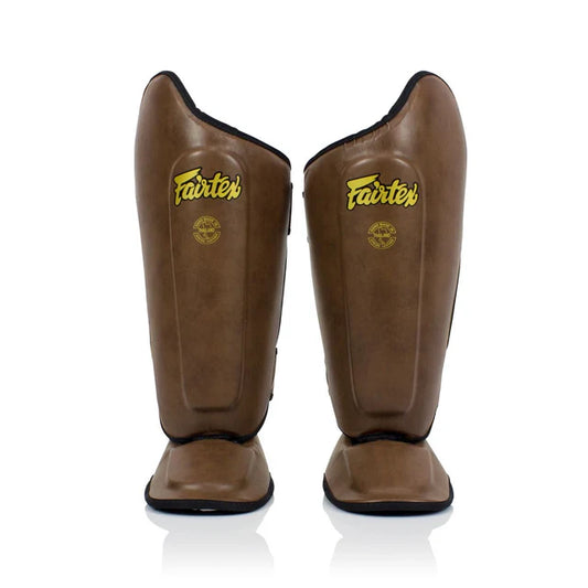Fairtex SP8 Ultimate Shin Guards Brown - KICKPUNCHELBOW