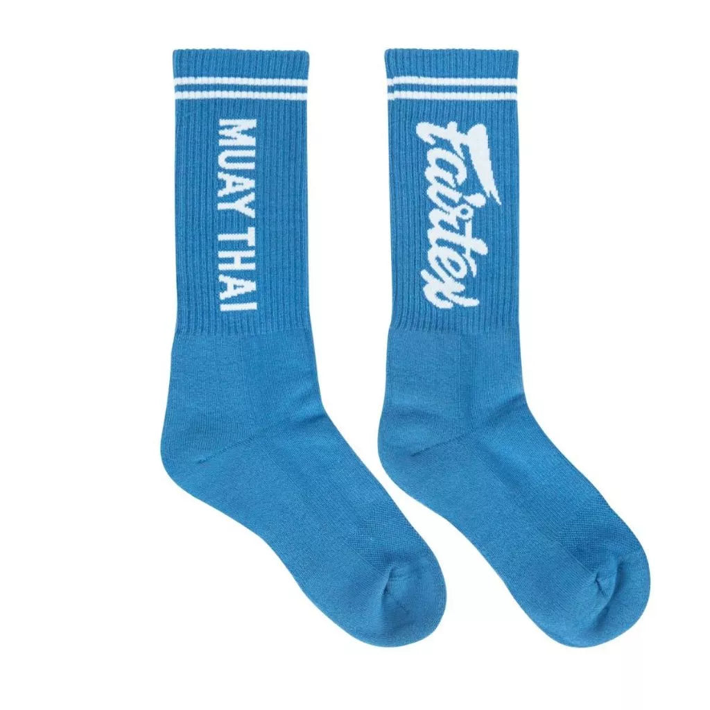 Fairtex Socks 02 Yellow Blue