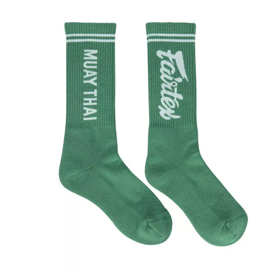 Fairtex Socks 02 Yellow Green