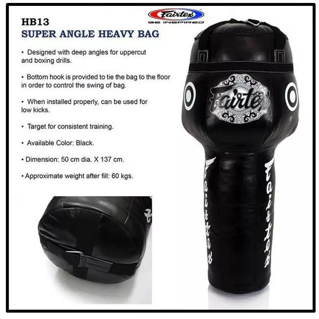 Fairtex HB13 Super Angle Heavy Bag - Unfilled