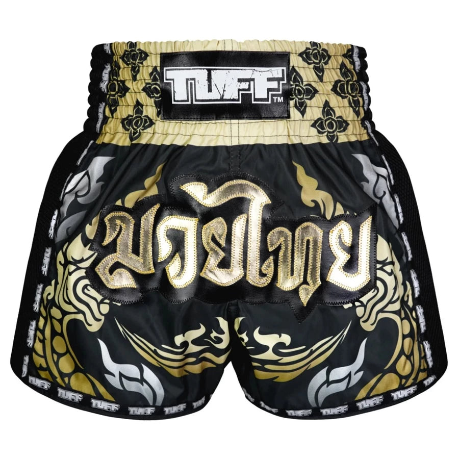 Tuff Muay Thai Shorts Gold O.G