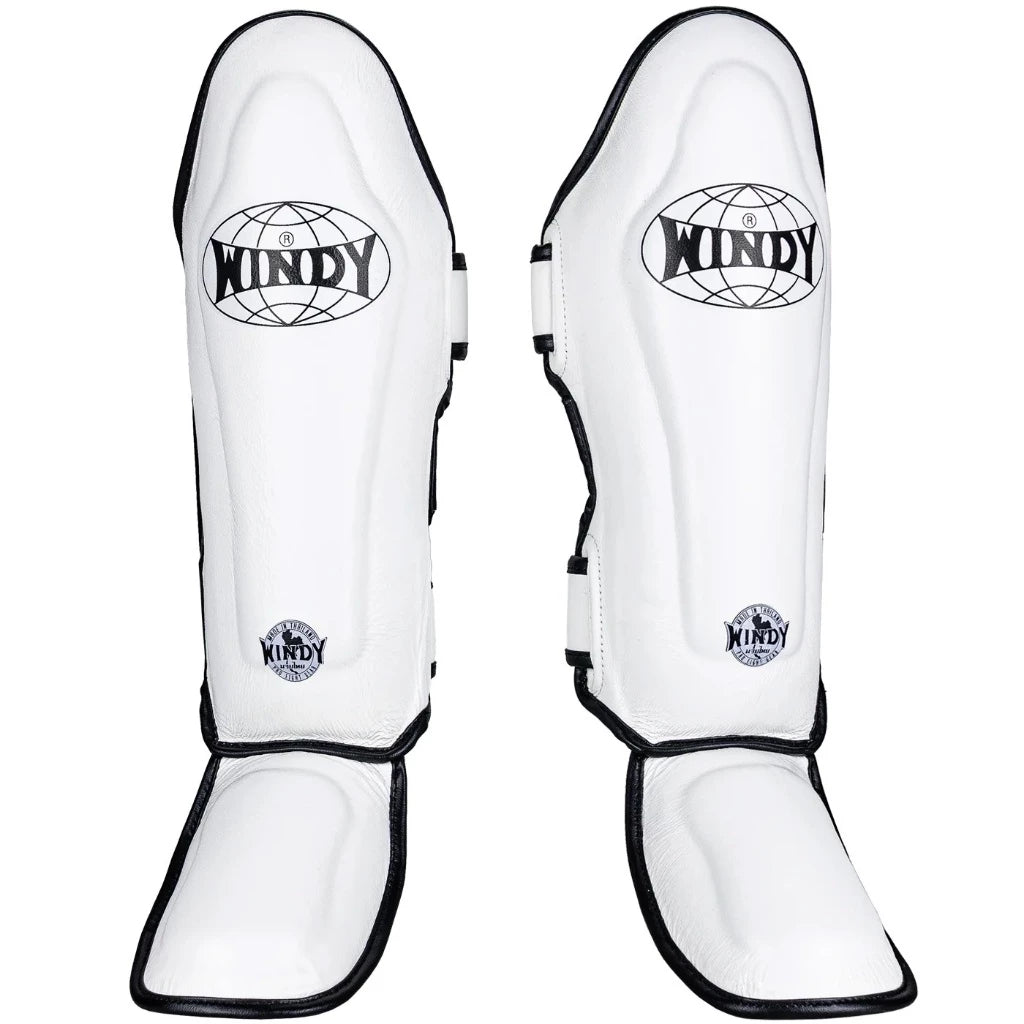 Windys Shin Guards WSG3 White Black