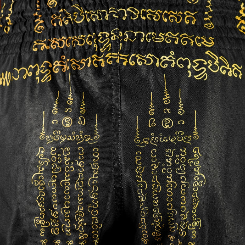 Tuff Muay Thai Shorts Sak Yant Gold