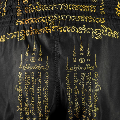Tuff Muay Thai Shorts Sak Yant Gold