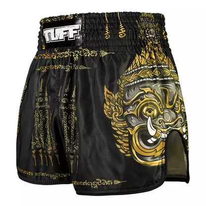 Tuff Muay Thai Shorts Sak Yant Gold