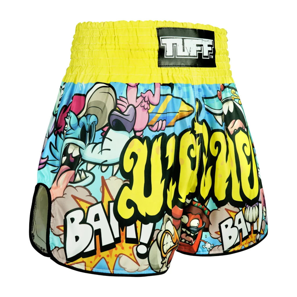 Tuff Muay Thai Shorts Comic