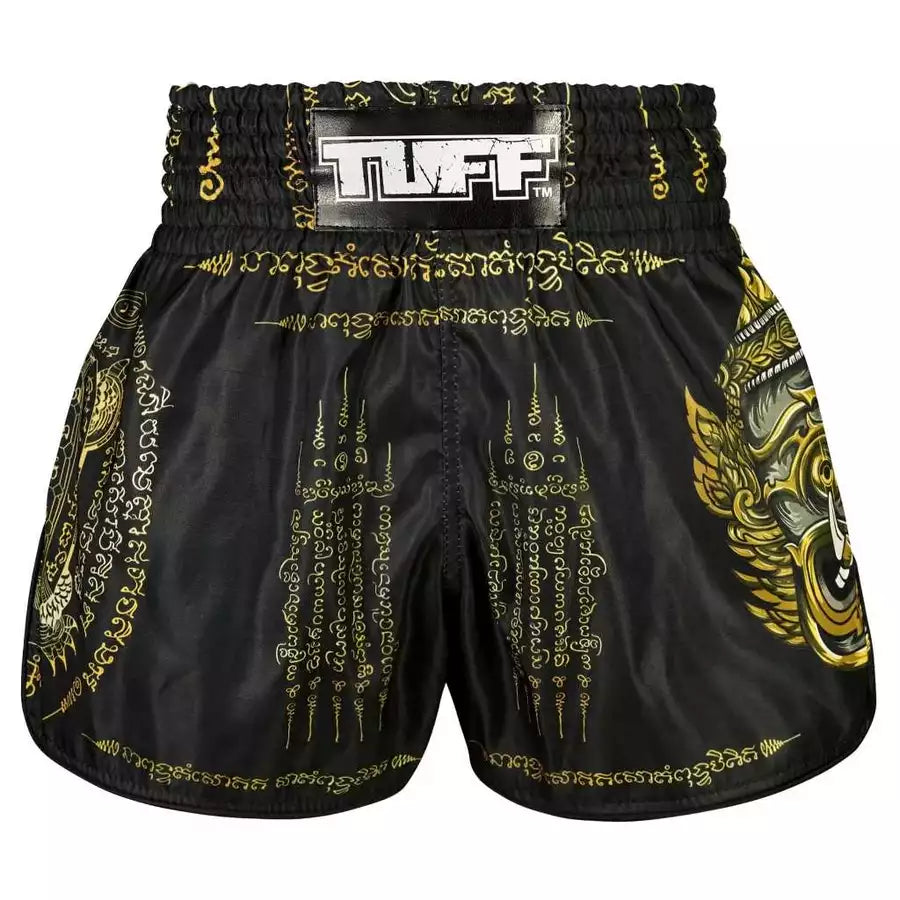 Tuff Muay Thai Shorts Sak Yant Gold