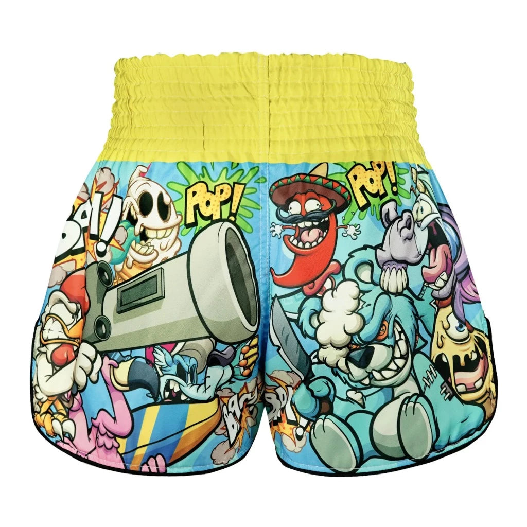 Tuff Muay Thai Shorts Comic