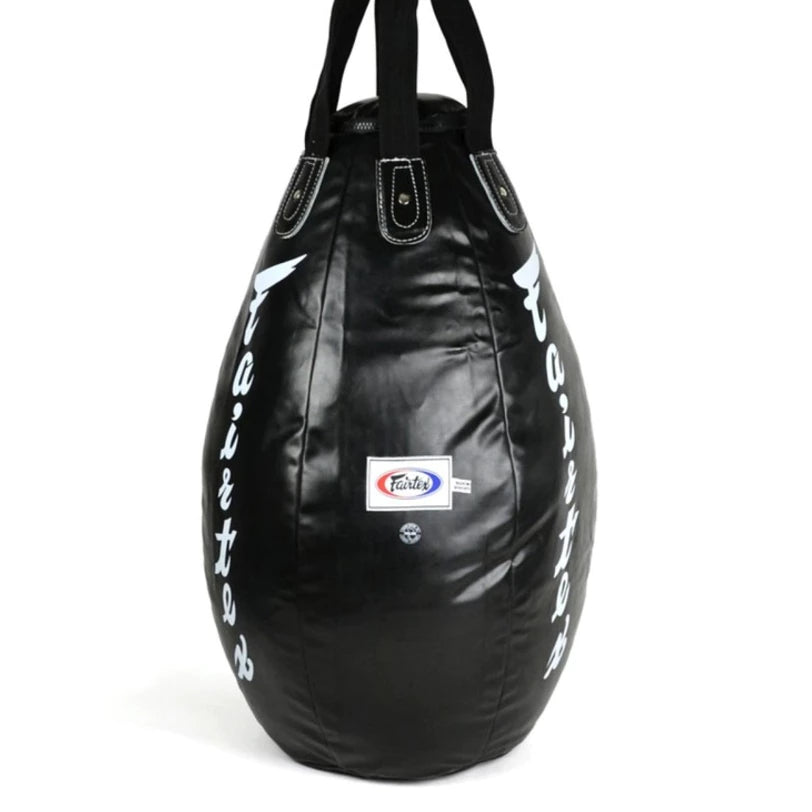 Fairtex HB15 Super Tear Drop Heavy Bag - Unfilled Black