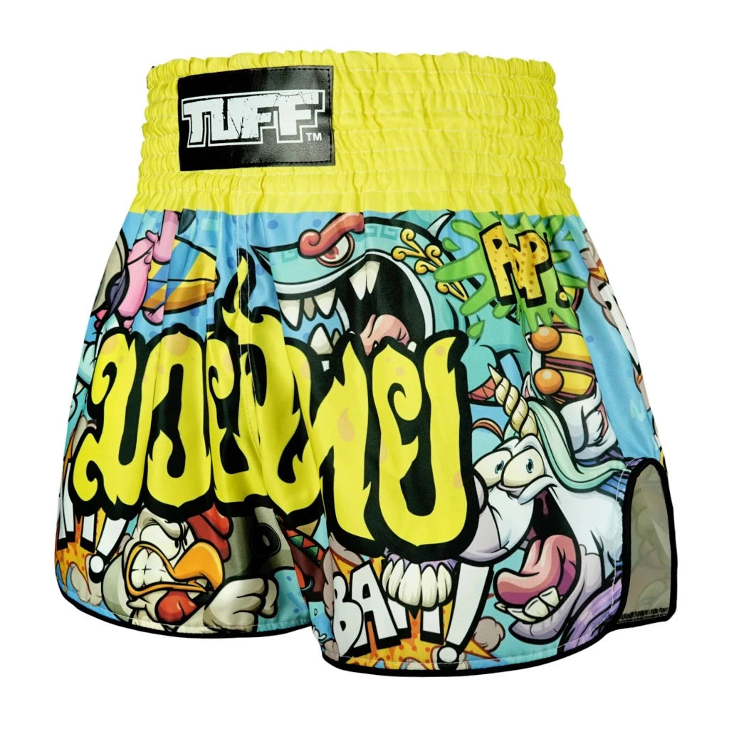Tuff Muay Thai Shorts Comic