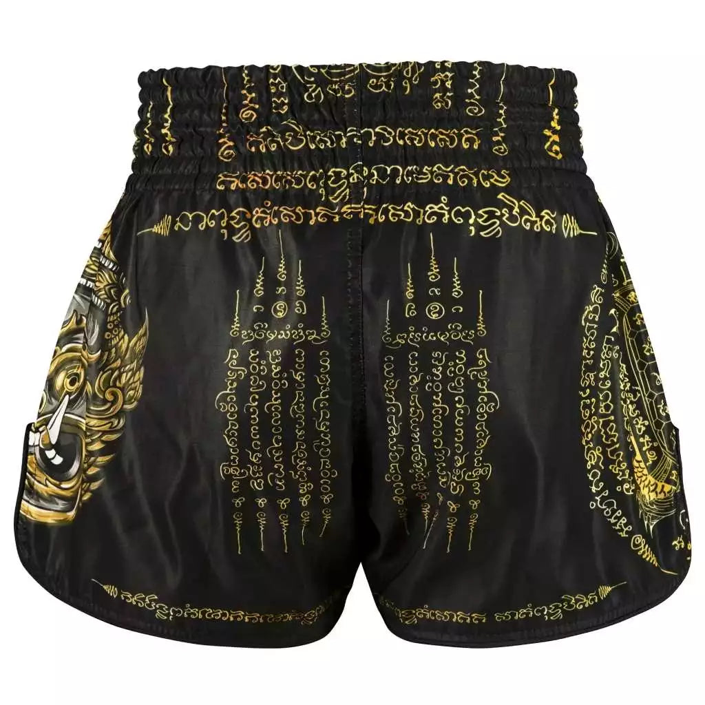 Tuff Muay Thai Shorts Sak Yant Gold