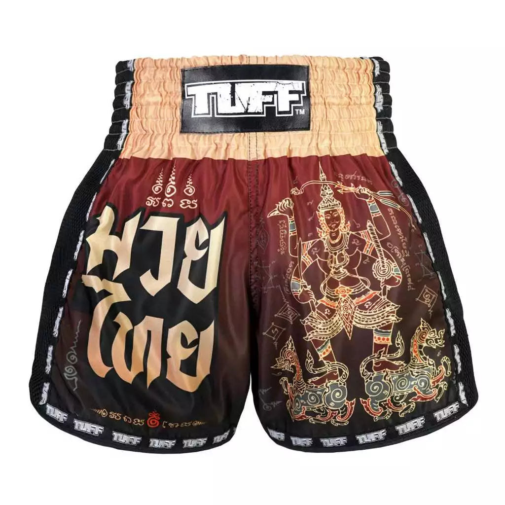 Tuff Muay Thai Shorts Red Yant
