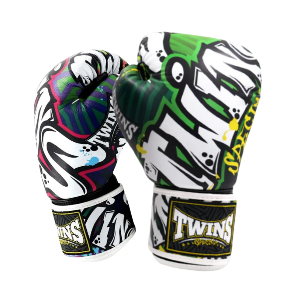 Twins Special sparring set- Shorts & Gloves - BGV1/TBS Graffiti - Graffiti
