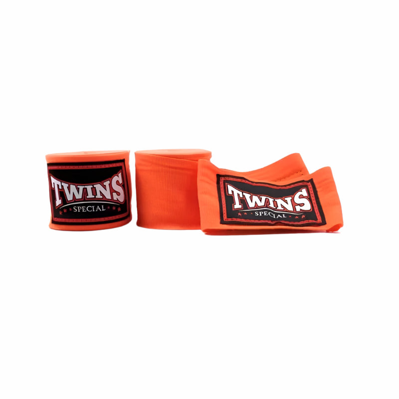 Twins Special - Sparring Set - BGVL3 Gloves/SGL10 Shin Guards/CH5 Handwraps/Ankle Guards - Orange