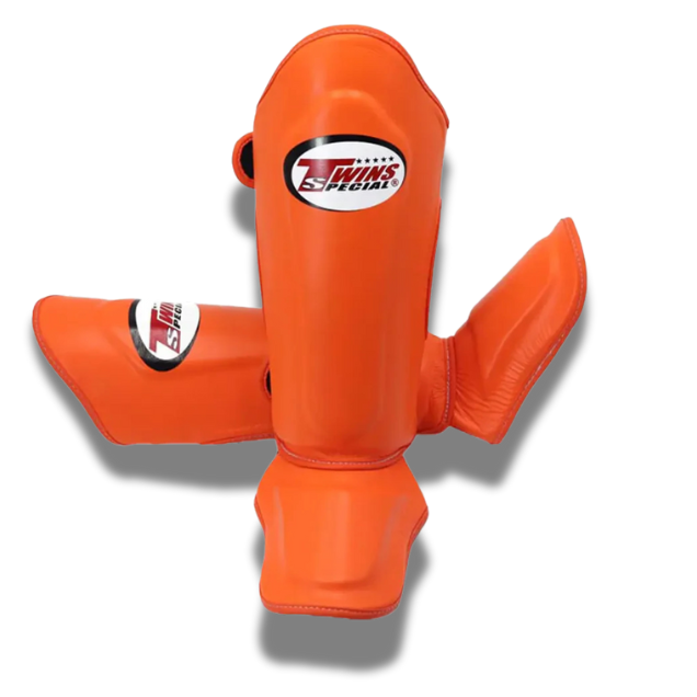 Twins Special - Sparring Set - BGVL3 Gloves/SGL10 Shin Guards/CH5 Handwraps/Ankle Guards - Orange
