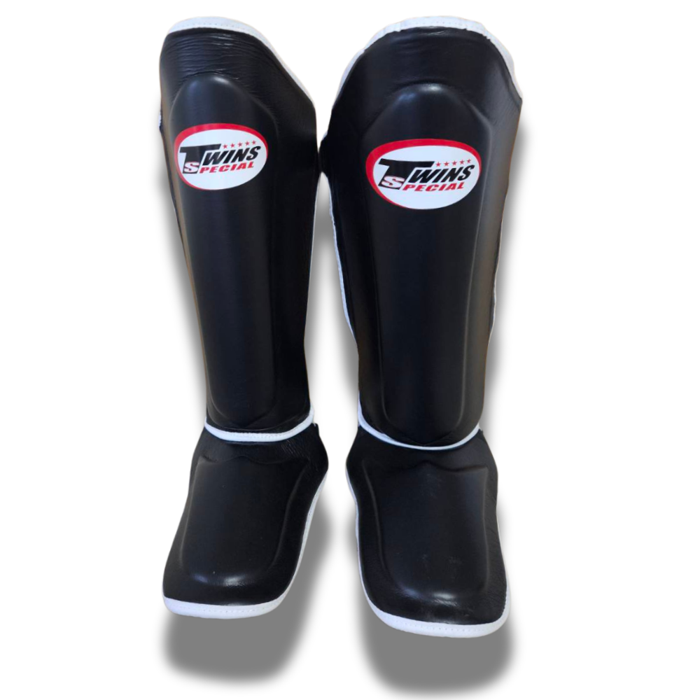 Twins Special Shin Guards SGL10 Black White Trim